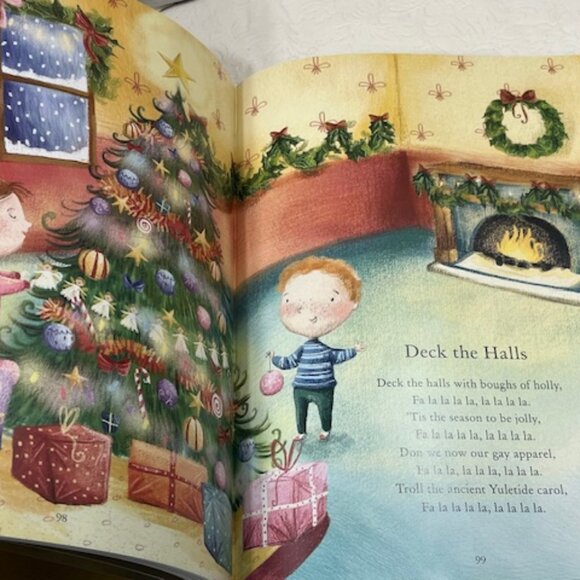 Book: A Treasury of Christmas Stories and Songs Hardcover 18 Stories 2018 - Picture 12 of 16